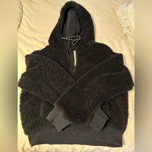 Lululemon black fluffy hoodie